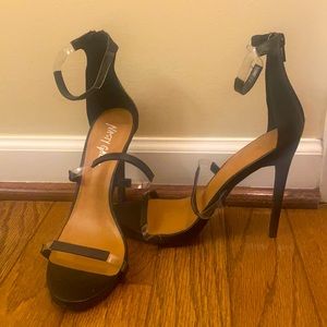 Nasty Gal, black heel, women size 9, 4.2inch heel